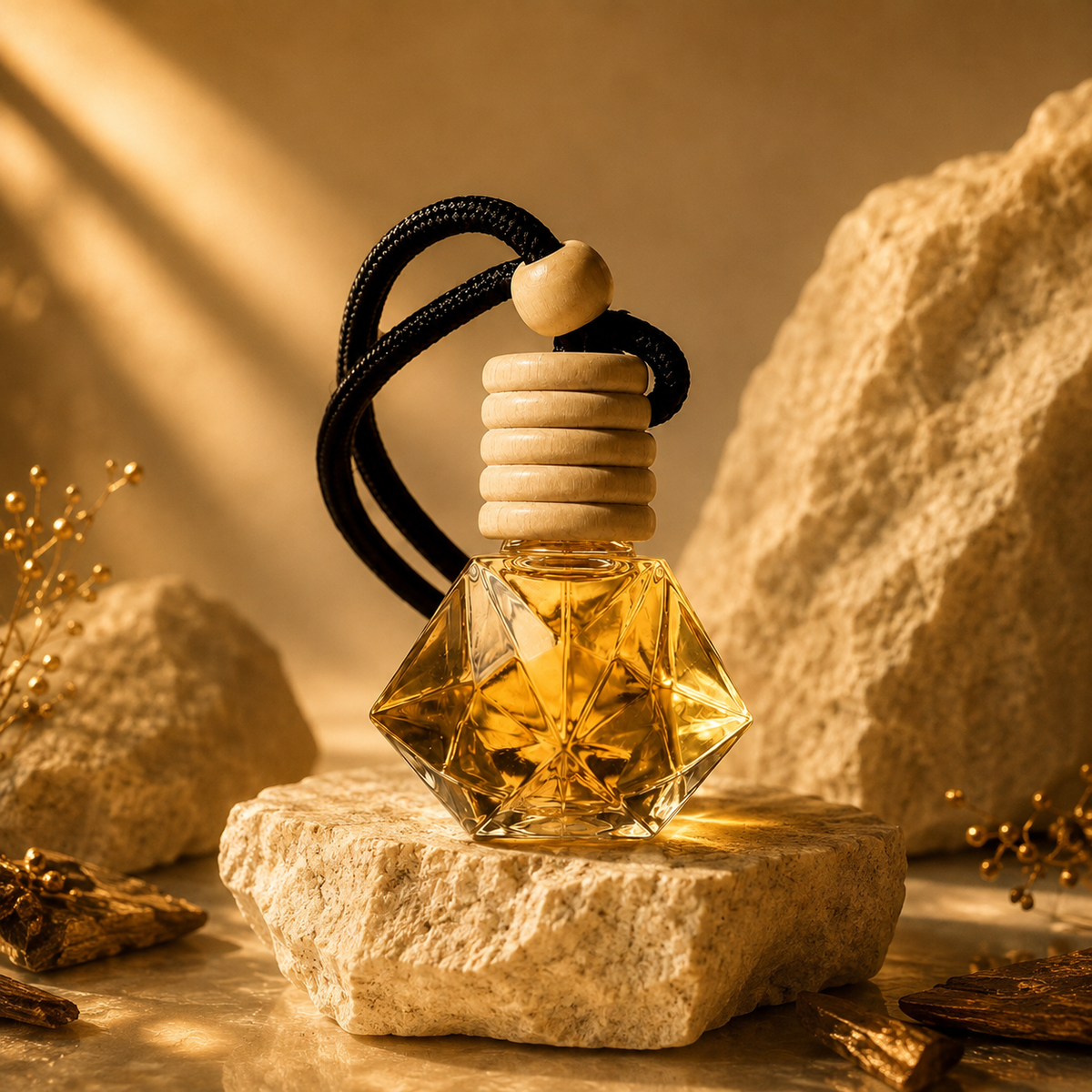 ALURA Amber Lux hanging car fragrance